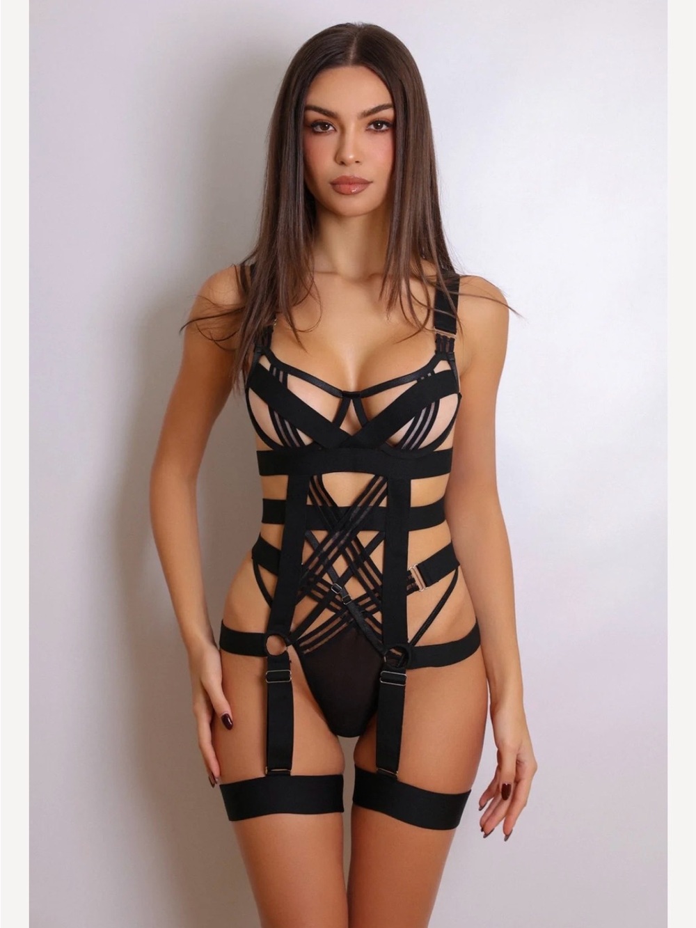 NWT Fascinating Nights ANAHI BODYSUIT & removable panties